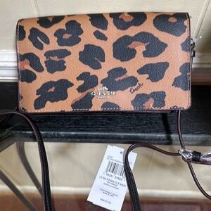 Coach crossbody cheetah new with tags